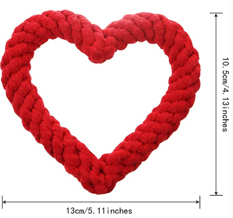 Heart Shaped Rope Toys